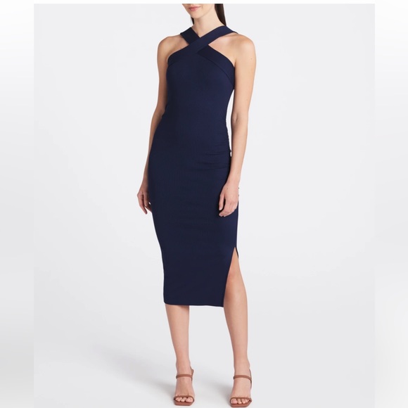 MICHAEL STARS NWOT OPALINE ULTRA RIB DRESS - Picture 9 of 10